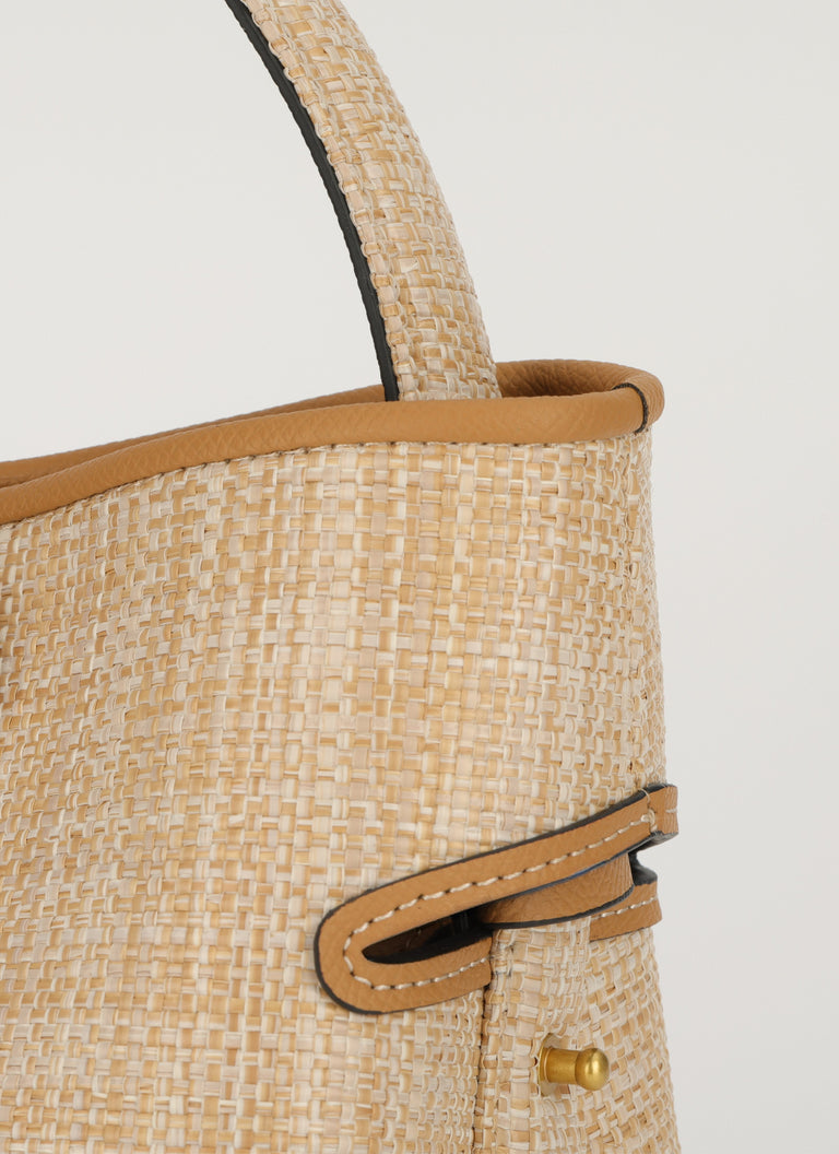 Gaia Raffia Bag - Natural