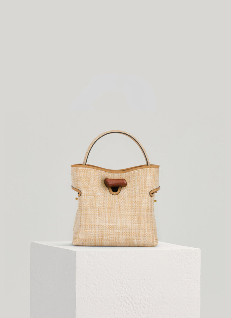 Gaia Raffia Bag - Natural