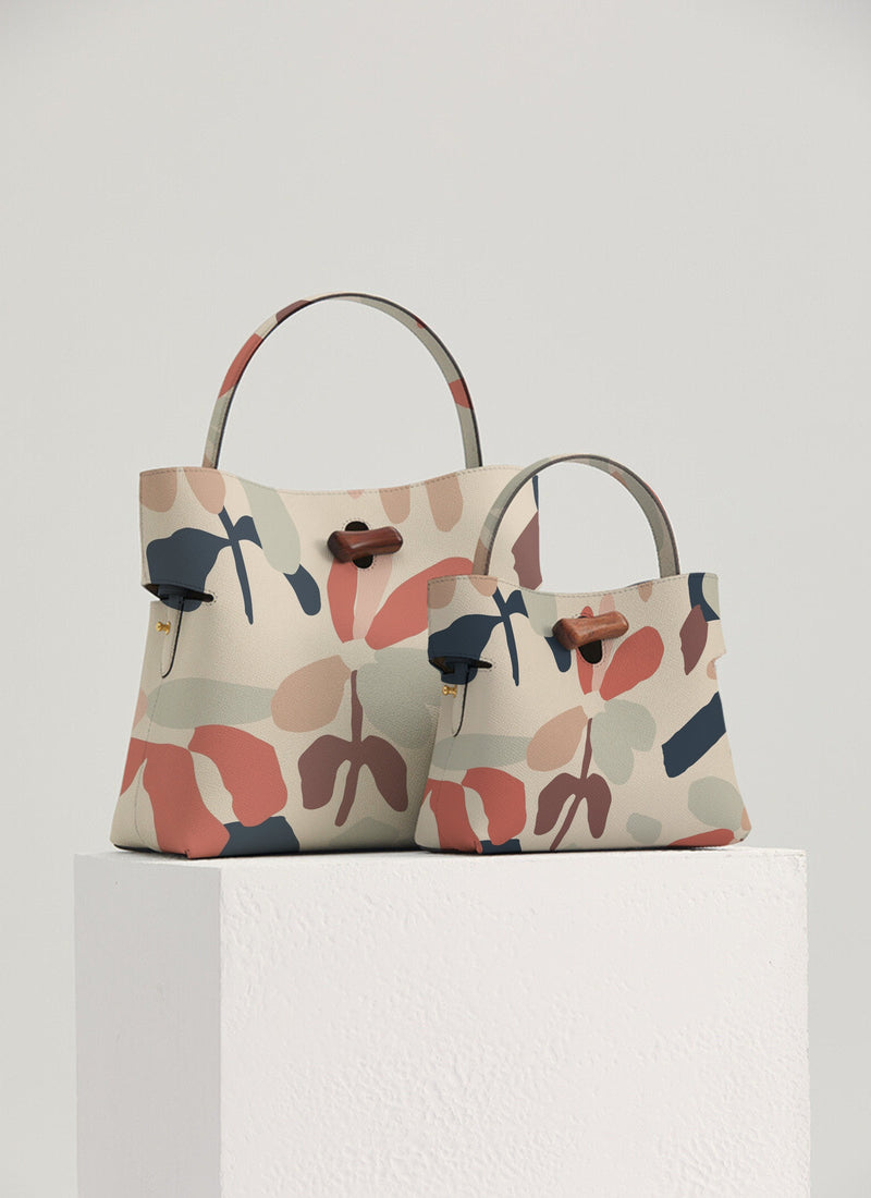 Gaia Tote Bag - Floral Pastel